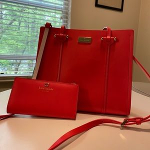 Kate Spade tote and wallet